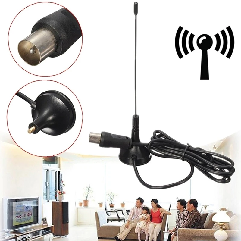 

Freeview HDTV Digital Indoor Signal Receiver DVB-T Mini TV Antenna Aerial Booster CMMB Televison Receivers HD Digital TV Antenna