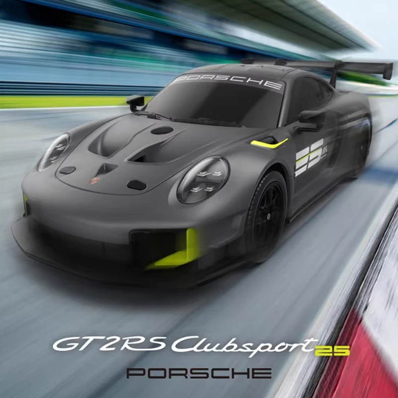 Rastar 1:24 RC Car Porsche 911 GT2 RS Clubsport 25 2.4G Radio Remote Control Sports Racing Model Vehicle Toys for Children Girls 5