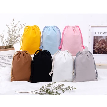 Canvas Drawstring Tote Bag 4