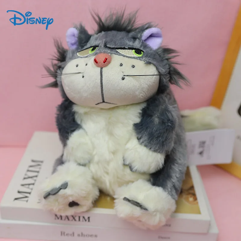 20cm Kawaii Things Disney The Aristocats Cinderella Plush Lucifer Cat Stuffed Toys Anime Animal Soft Dolls Girls Birthday Gift