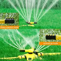 360 Degree Automatic Rotating Sprinkler Head For Nursery Irrigation, Rotating Three-way Sprinkler Series Sprinkler 6
