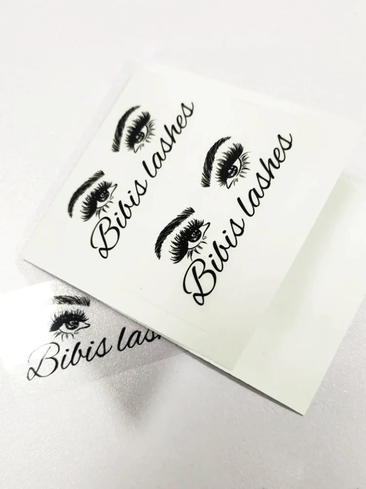 Custom Clear Stickers Logo Sticker Waterproof Transparent Pakcage Label