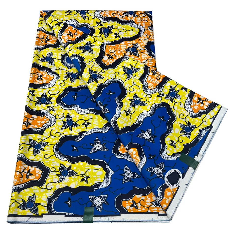 African Wax Fabric Clothing Fabric 100% cotton African Fabric Holland Wax Super Dutch Hollandaise Wax Fabric