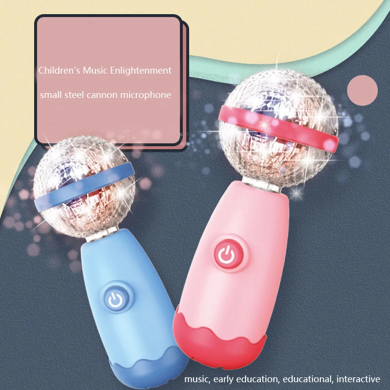 

Children's Toys Early Education Singing Microphone Baby Song Music Microphone Sound Amplification Enlightenment Instrument