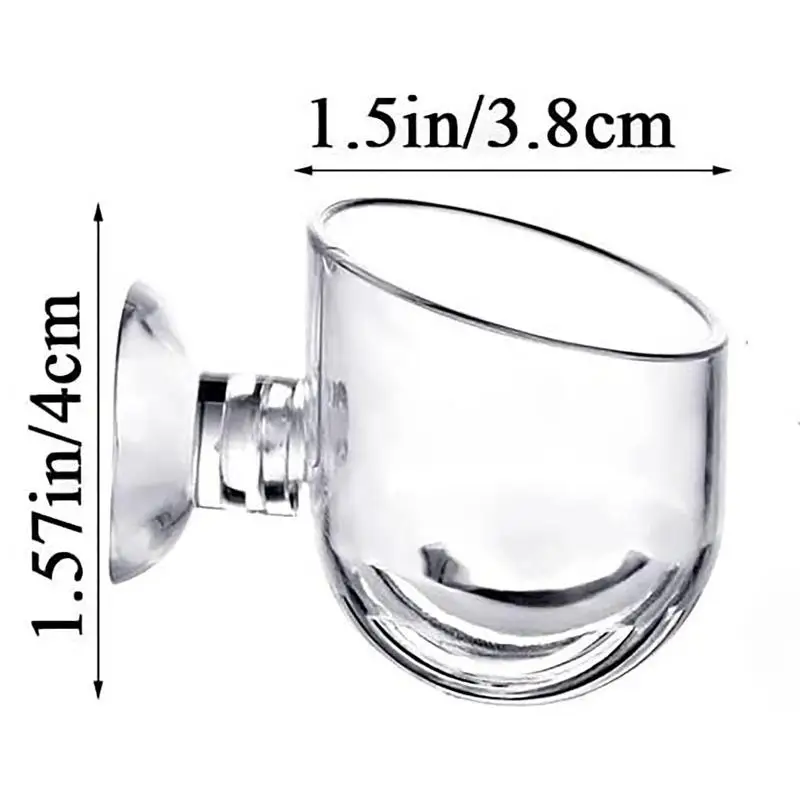 Acrylic Aquatic Plant Cup Elegant Appearance Decoration Tool Water Plant Pot Cup Stand Fish Tank Glass Plant Pot for Aquarium