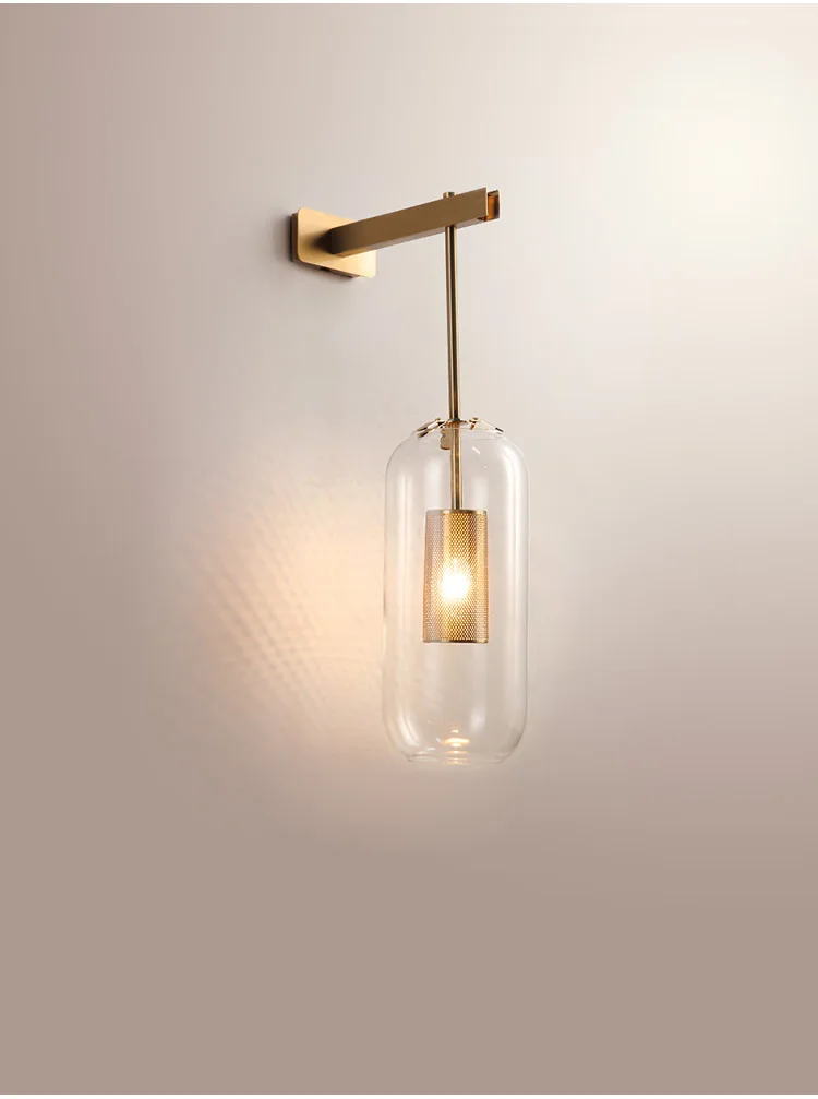 Description Picture 6 of itemModern Minimalist Led Black Wall Lights Bedroom Hotel Aisle Restaurant Staircase Wall Lamp Home Indoor Decoration Lighting Lamps