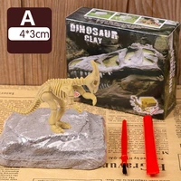 1Pc Mini Dinosaur Excavation Kit Simulation Archaeology Digging Up Fossils Model Children Learning Educational Toy 1
