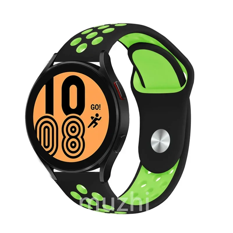 Universal Silicone Sport Band - Adjustable 20mm/22mm Bracelet Strap