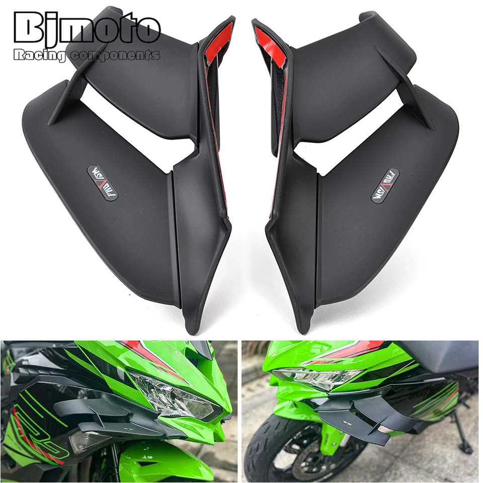 ZX 4R 4RR 25R Motorbike Winglets Aerodynamic Wing Kit Spoiler For