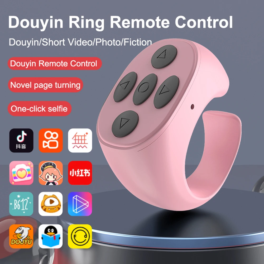 Mobile Phone Remote Control Ring Bluetooth Control Ring Mobile