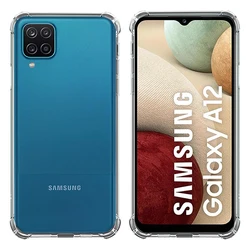 Crystal Clear Silicone Phone Case - Transparent Protective Cover - Samsung A42