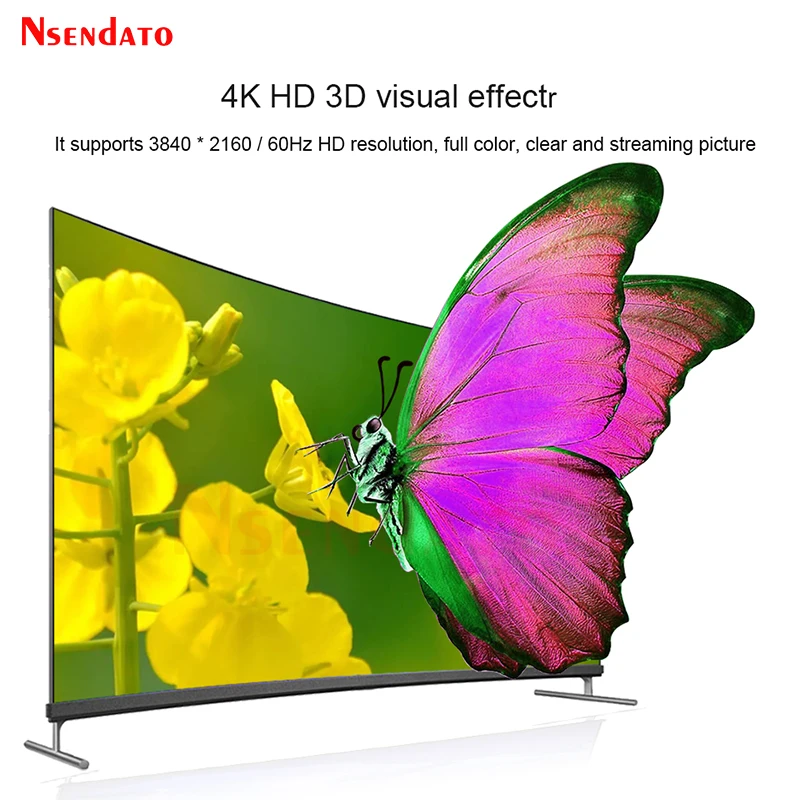 4K 60Hz 2X4 HDMI Switch Splitter 2 out 4 in Switch Splitter HDMI Splitter Audio Extraction For Dolby Optical PC PS4 TV Monitor