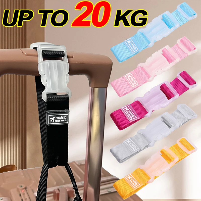 

Adjustable Luggage Straps Nylon Luggage Accessories Hanging Buckle Straps Suitcase Bag Straps Belt Lock Hooks Travel Up To 22kg