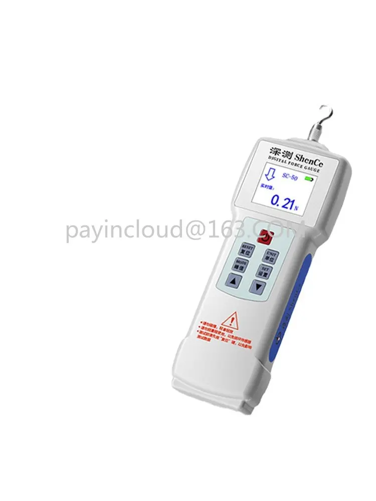 

Digital Display Push-Pull Force Gauge Pointer Tension Testing Instrument Electronic Handheld Spring Dynamometer Pressure