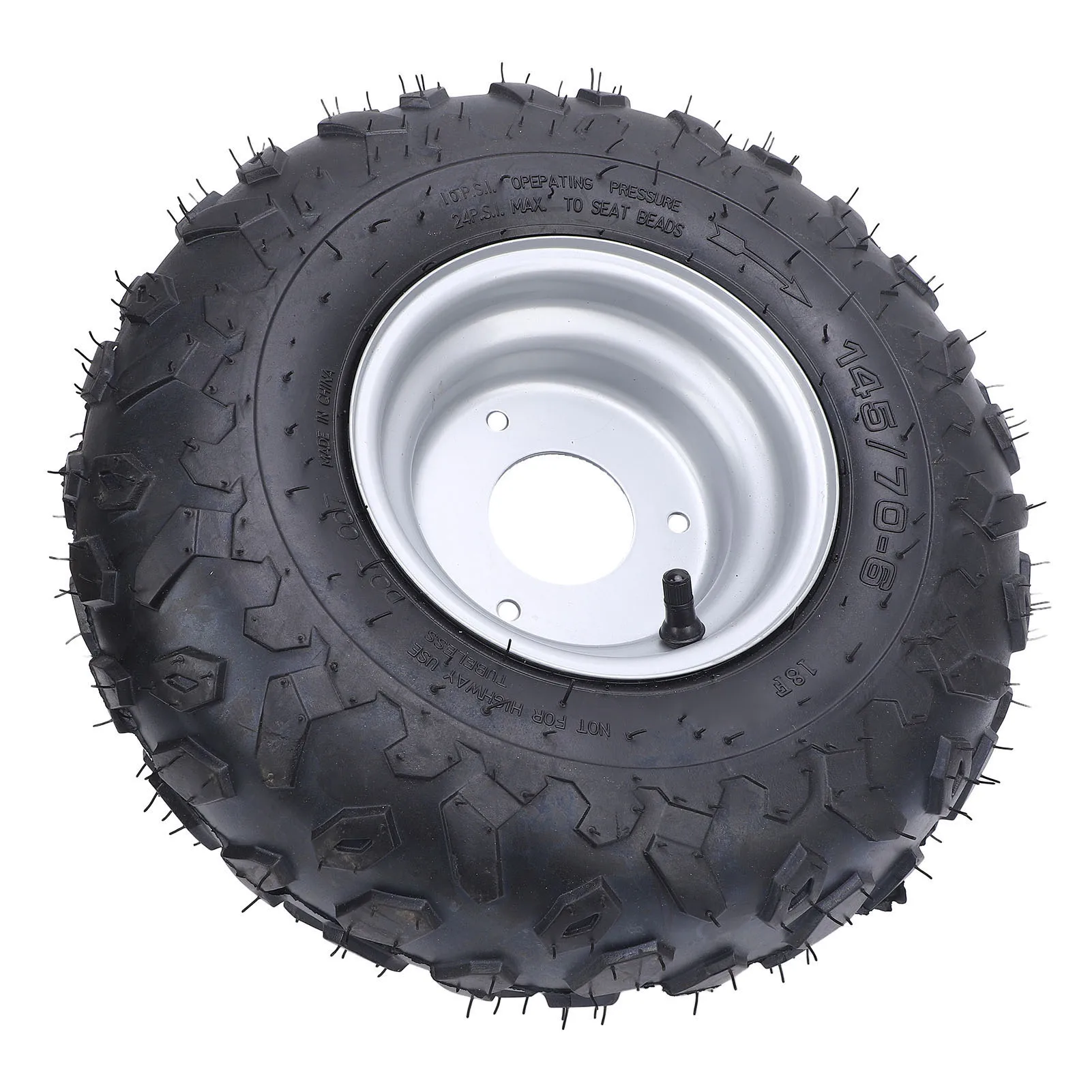 145/70-6 145x70-6 Tire 6 Inch Wheels Rim Tire 3 Go Kart Tyre for ATV UTV Quad Off Road Cart 145x70-6 6 Inch