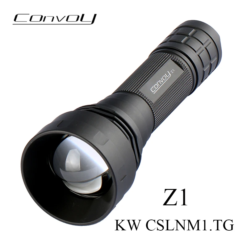 Convoy Z1 KW CSLNM1.TG Led Zoomable Flashlight High Power Linterna Flashlight Hand Flash Light Zoom Lamp 21700 Lantern Fishing