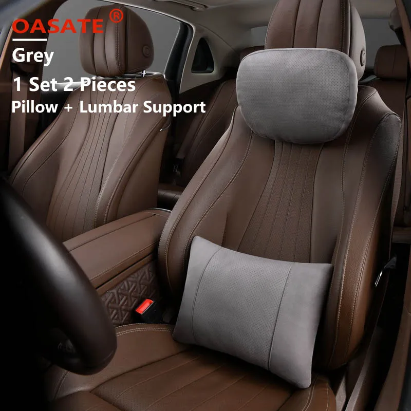 OASATE جديد 2.0 سيارة مسند الرأس وسادة الرقبة دعم...