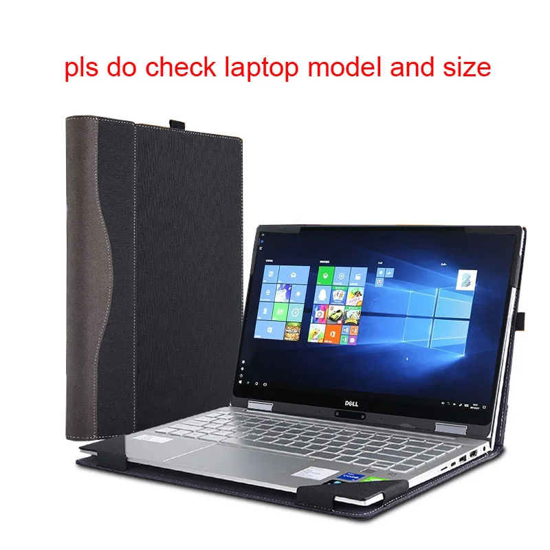 New Cover For Dell Xps 9365 9380 9305 9360 9350 9370 9343 13.3 inch  Detachable Laptop Sleeve Case Pu Skin 13 Stylus