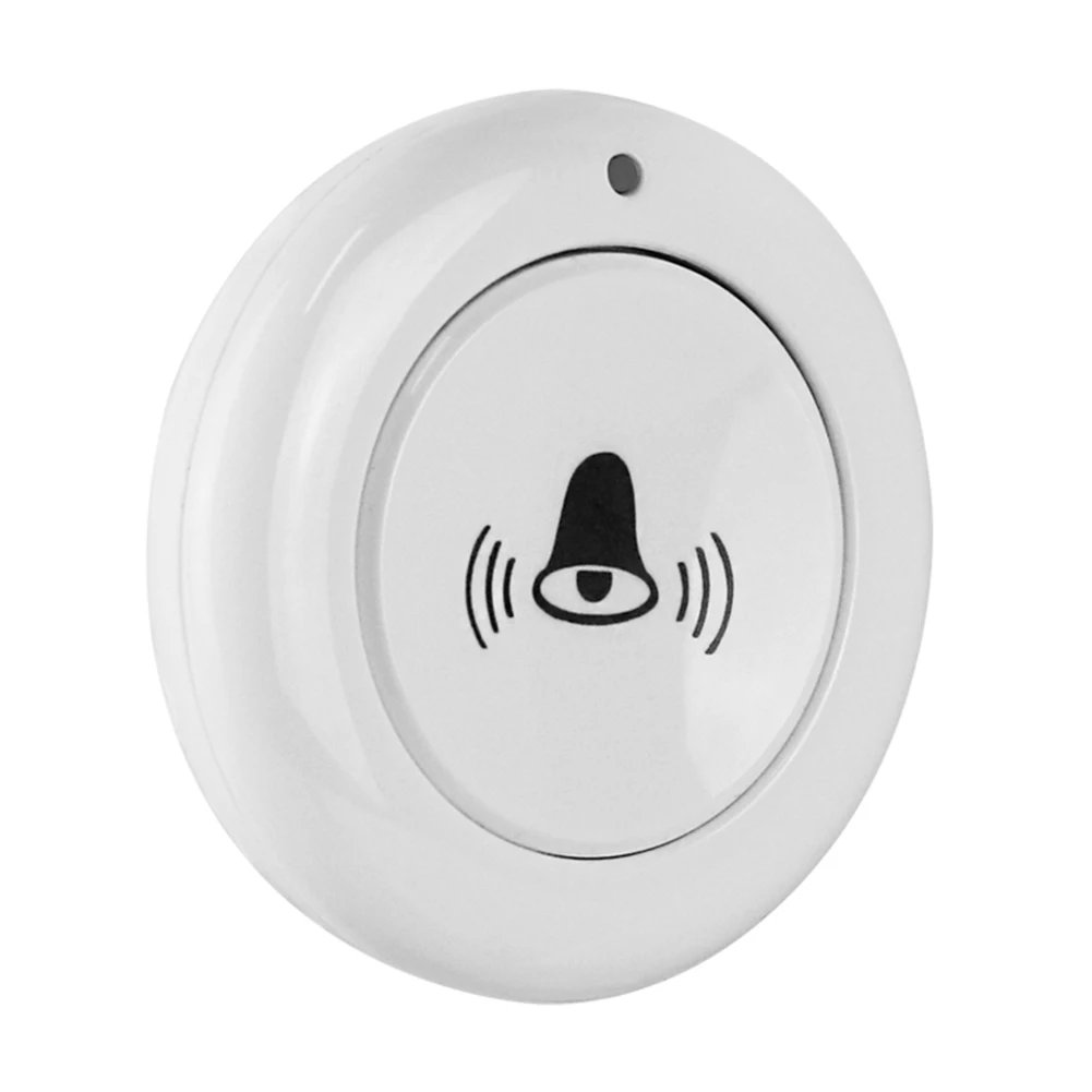 Intelligent Door Chime Strong Signal USB Emergency Call Button 433MHZ Wireless Emergency Doorbell One-key Alarm Remote Control