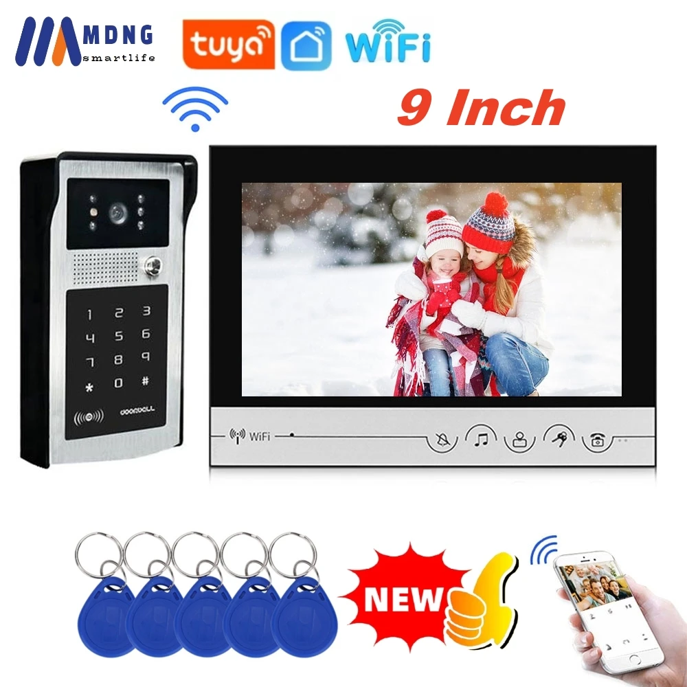 Syst-me-d-interphone-vid-o-Tuya-sonnette-tanche-cam-ra-ext-rieure ...