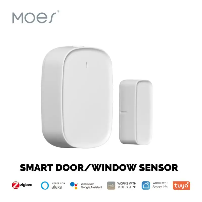 

Tuya ZigBee/Wifi Smart Window Door Gate Sensor Detector Smart Home Security Alarm System Smart Life Tuya App Remote Control