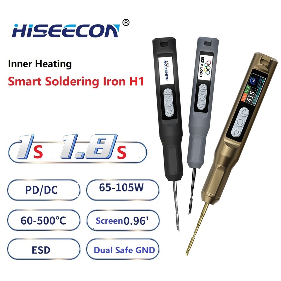 HISEECON H1 The Electric Welding Pen Is Suitable For C210 Soldering Iron Head High Power 65-105W Repair Tool