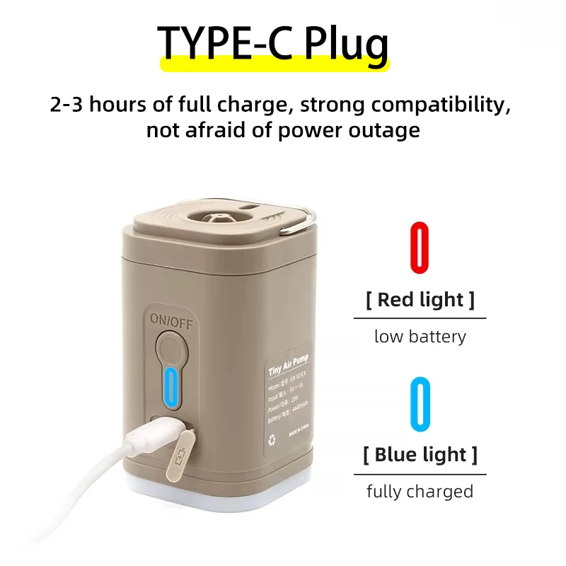 Wireless Rechargeable Electric Camping Air Pump 4