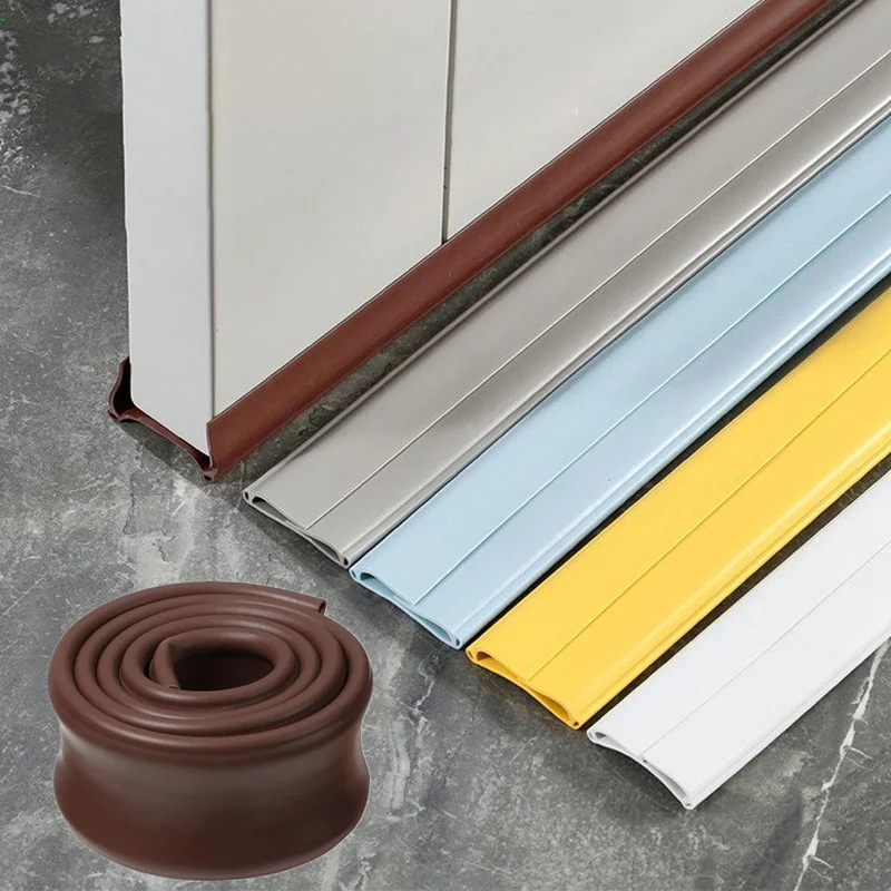 sob a Porta Draft Blocker para Portas Pvc Seal Stripping Janela Blocker Weather Guard Tira de Selagem Inferior 96cm Novo 2023