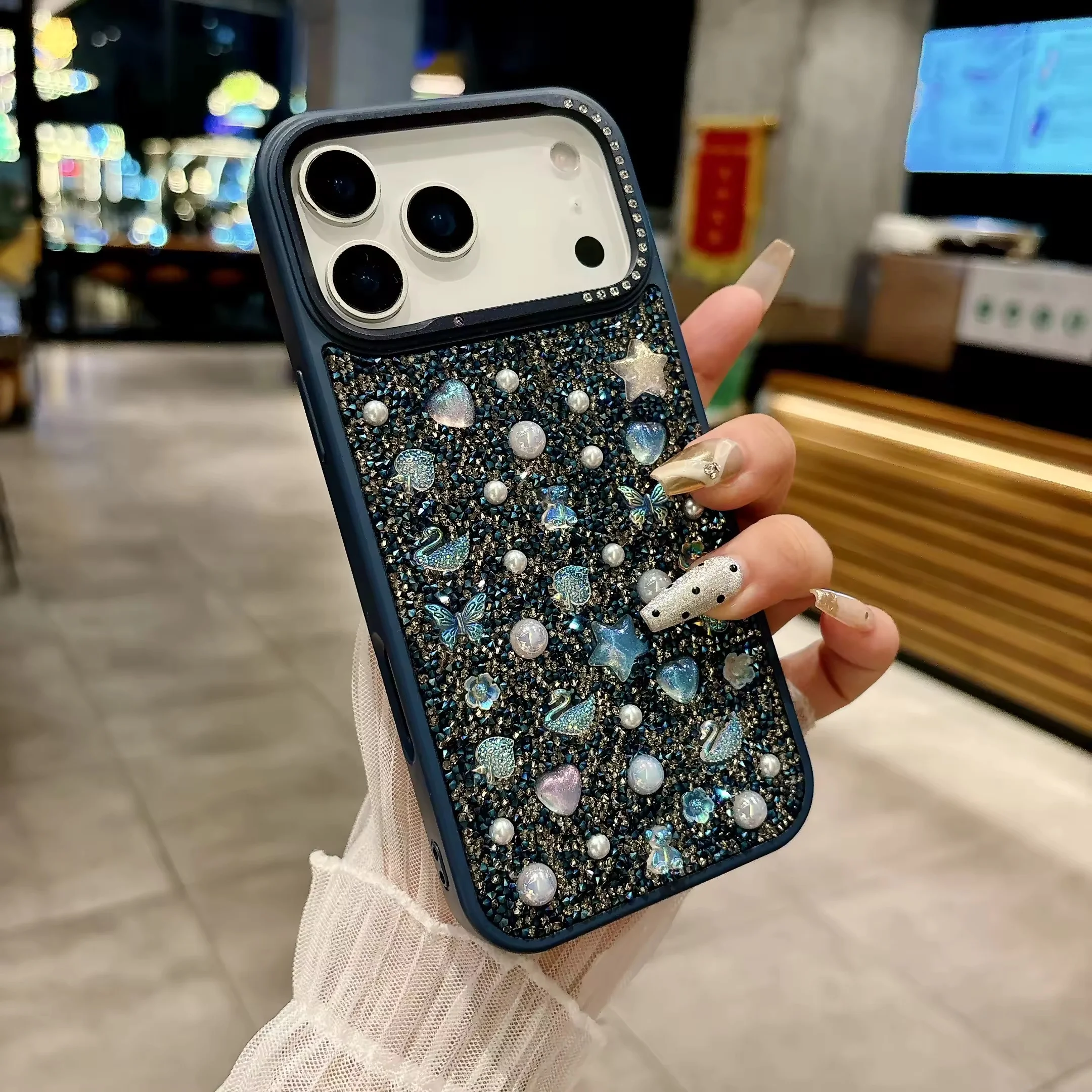 Luxury Glitter Rhinestone Phone Case - Shiny Bling Girly Shockproof Cover