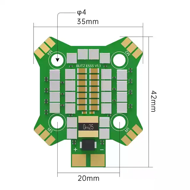 iFlight BLITZ Mini ATF435 Stack E55S ESC FPV spare parts 2