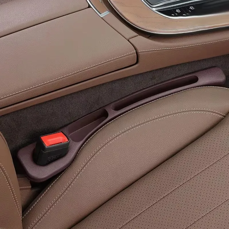 Car Seat Gap Filler Seat Crevice Storage Box Bag Between Seats Console Organizer Decoration Interior Auto Accessories 2Pcs