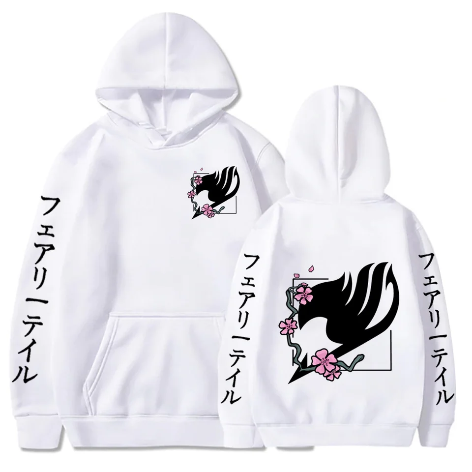 Anime Fairy Tail Clothes Men Women Manga Hoodies Casual Loose