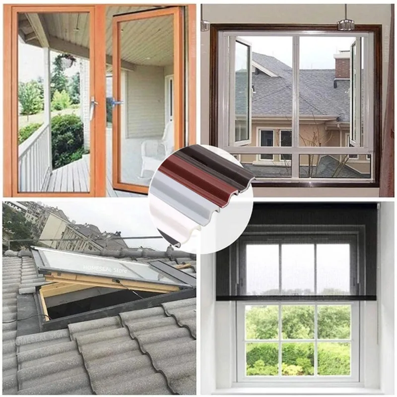 Sealing Strip 6M Plastic Steel for Windows Doors