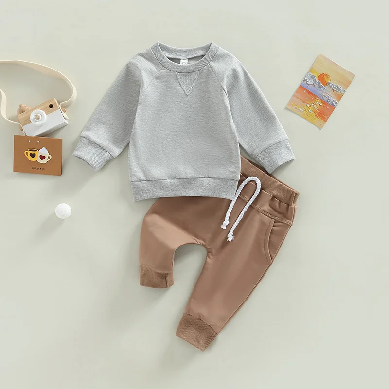 Baby Boys' Pullover & Pants Set 3