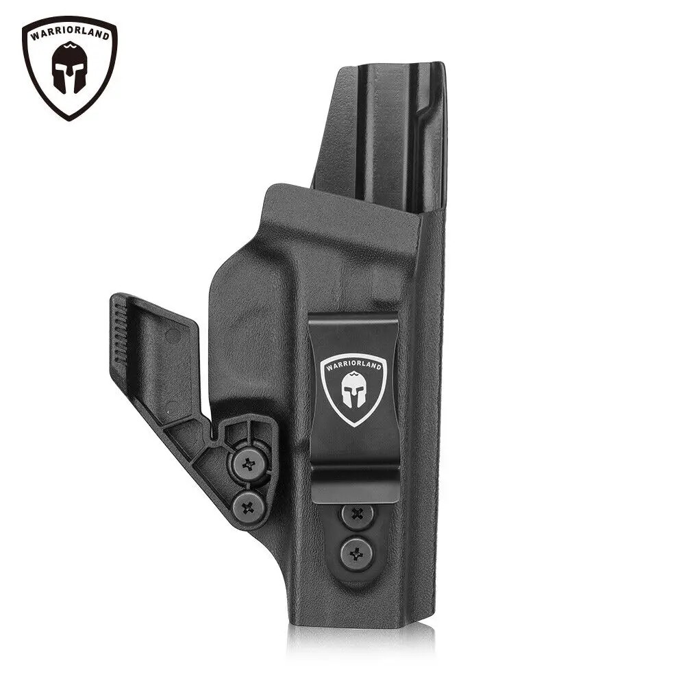 

Glock 17 19 26 Tactical IWB Kydex Holster with Claw - Optic Ready, Metal Belt Clip, Conceal Carry Hunting Airsoft Accessories