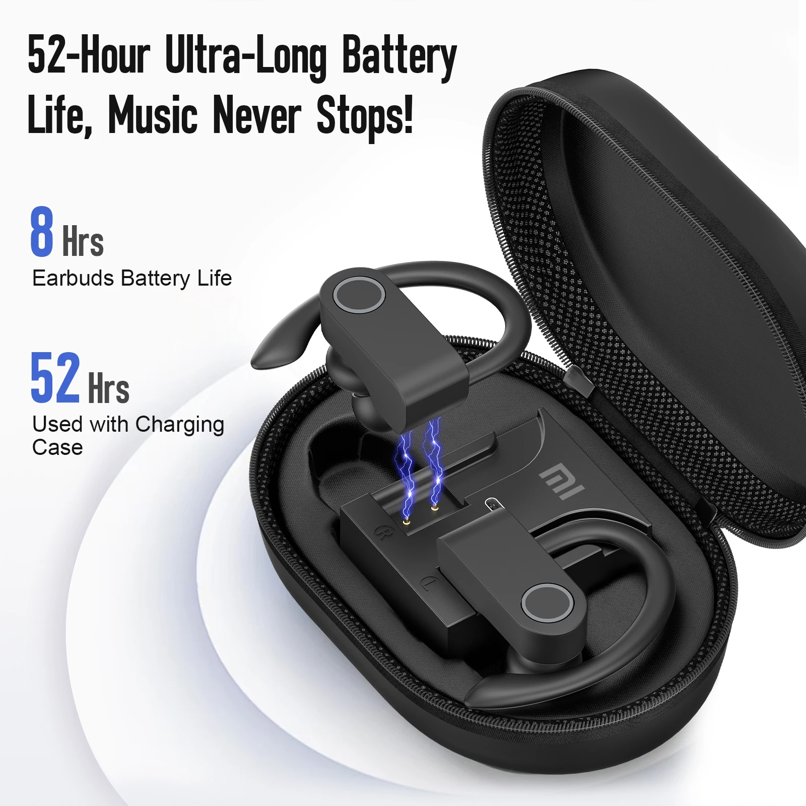 XIAOMI SP97 Bluetooth 5.3 Ear Hook OWS Earphones Wireless headphones with Magnetic Charging Case headset protection box Design 2