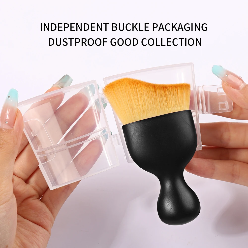 Nail Art Brushes Remove Dust Acrylic UV Gel Polish Powder Cleaning Tool 1Pcs