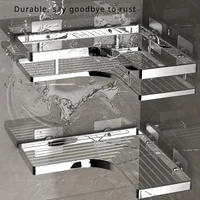 Waterproof Rectangle Storage Organizer for Bathroom and Kitchen