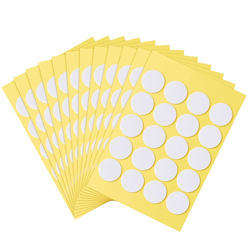600 Pieces of Candle Wick Stickers Candle Making Stickers Heat Resistant Double Sided Stickers