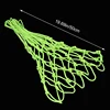 1Pc Glowing In The Dark Basketball Net Portable Durable Nylon Net Fluorescent Green Standard Basketball Sport Training Net 6