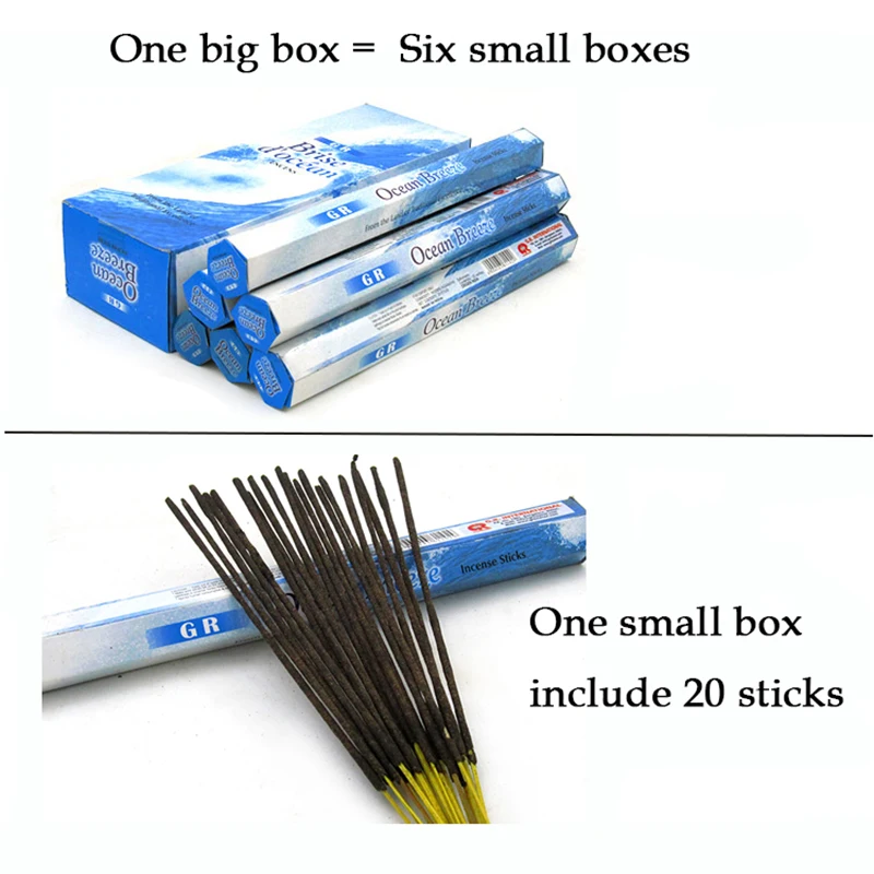 Assorted Scented Incense Sticks for Meditation, Yoga, and Aromatherapy - Lavender, Sage, Sea Breeze, and Love
