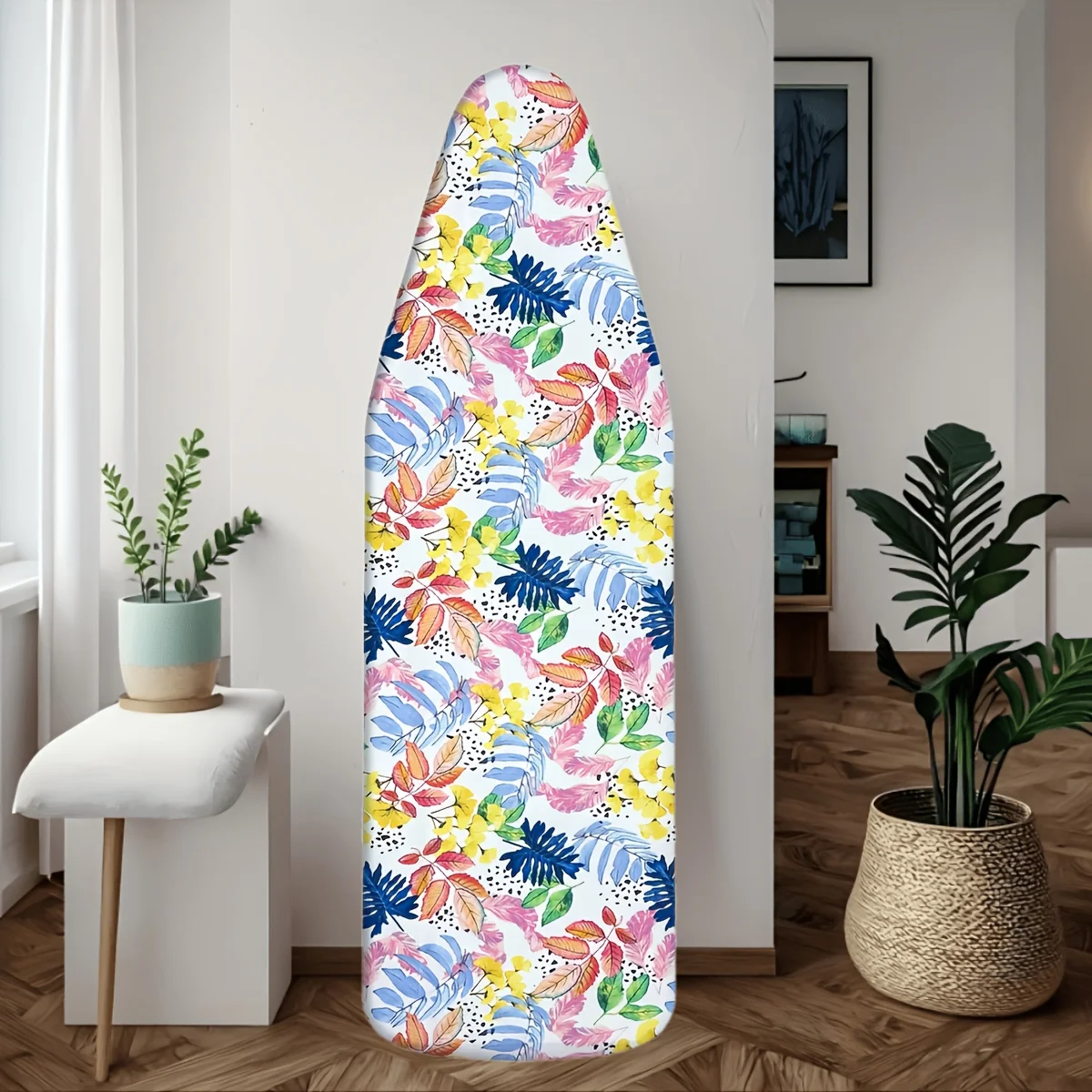 Premium Heavy-Duty Ironing Board Cover with Thick Scorch-Resistant Padding, Full-Size Polyester Fabric