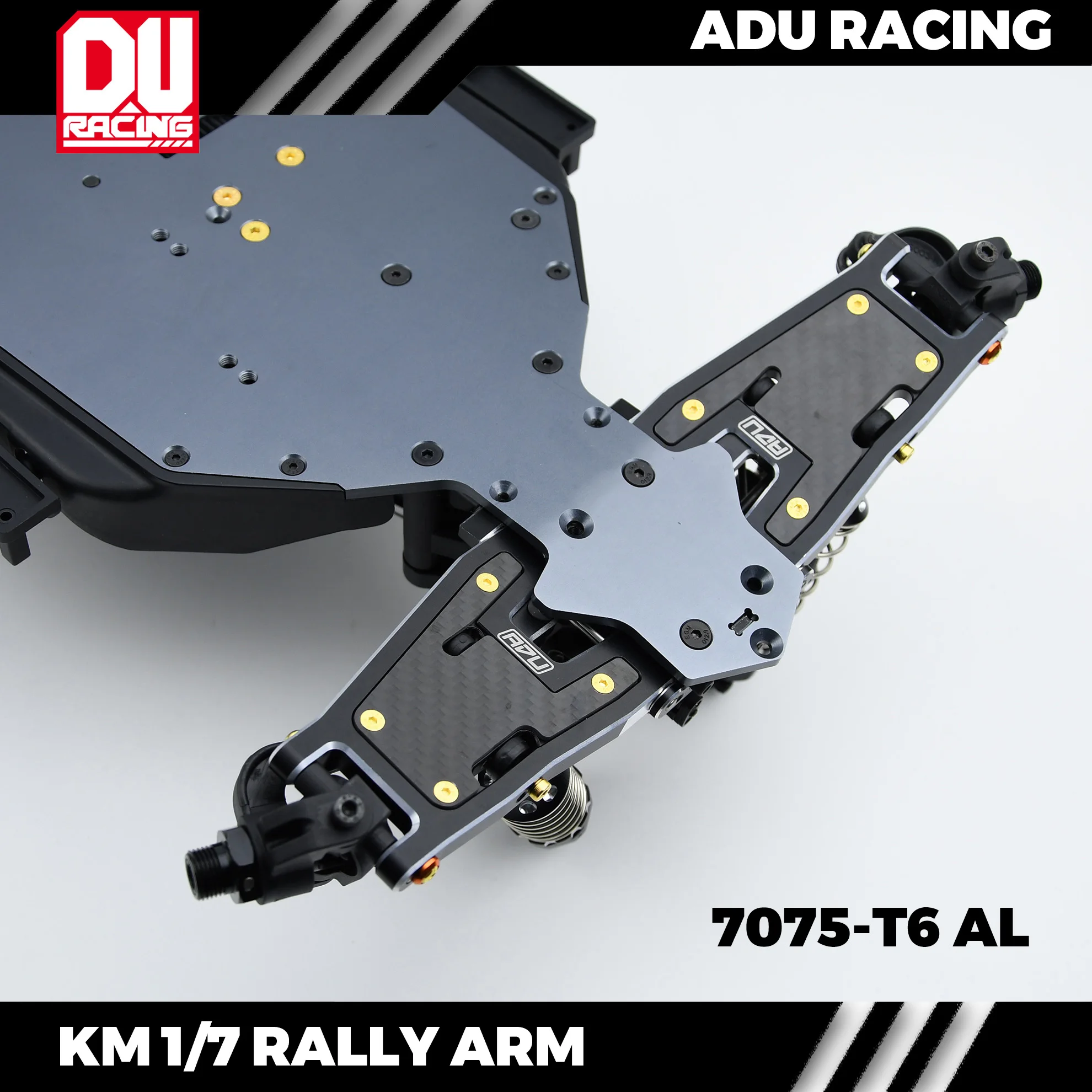 ADU RACING 7075-T6 AL KM 1/7 C3 RALLY KINGMOTOR ARM