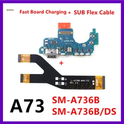 Enhanced USB Charger Board Dock Connector with Charging Port and Motherboard Flex Cable (A73)