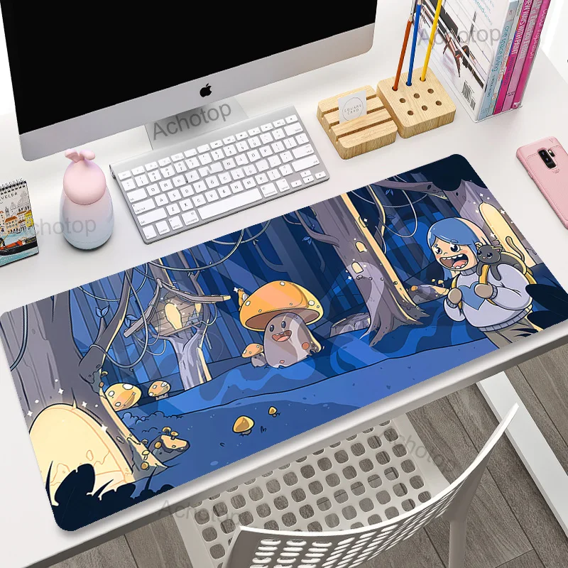 thumbnail image 1 of Alfombrilla de ratón grande y bonita para Gamer, alfombrilla de ratón Kawaii para juegos, accesorios para juegos, alfombrilla para teclado de ordenador portátil, cubierta para mesa, alfombrilla de esc, 1 of 5