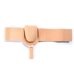 Inguinal Hernia Support Belt - Breathable & Adjustable Pain Relief Strap (Flesh)