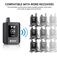 Debra New 2.4G Stereo UHF IEM Wireless In-Ear Monitor System Audio-Mini for Music Audio Monitoring Live Broadcast 3