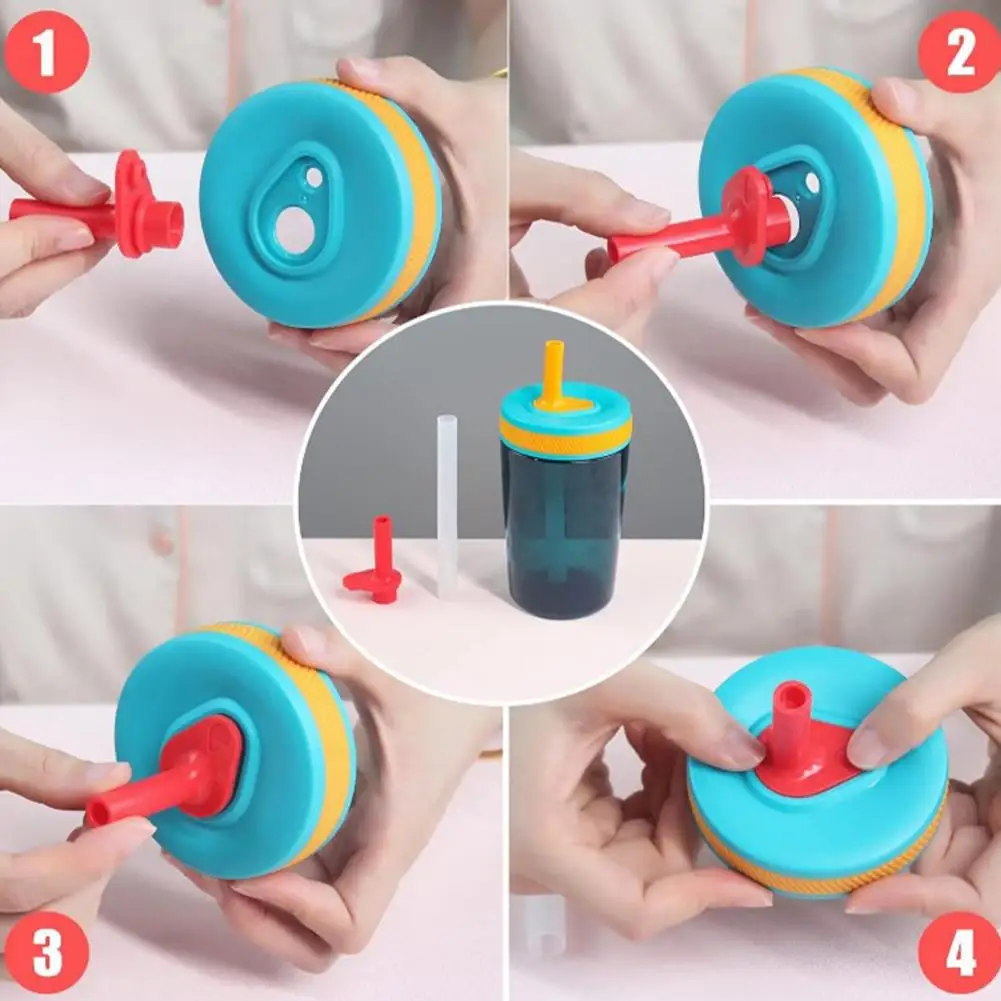 12cm Water Bottle Straw Replacement For Zak Cup Easy Clean Bite Valve Drinking For Straw Replacement Parts-142 Straw Accessories