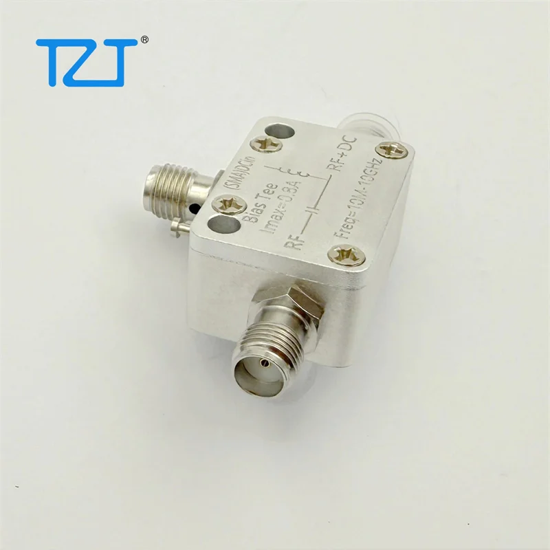 TZT 10MHz-10GHz RF 바이어스 티 DC 피드 블록 800mA(ZFBT-6GW+용 SMA 암 커넥터 교체 포함)