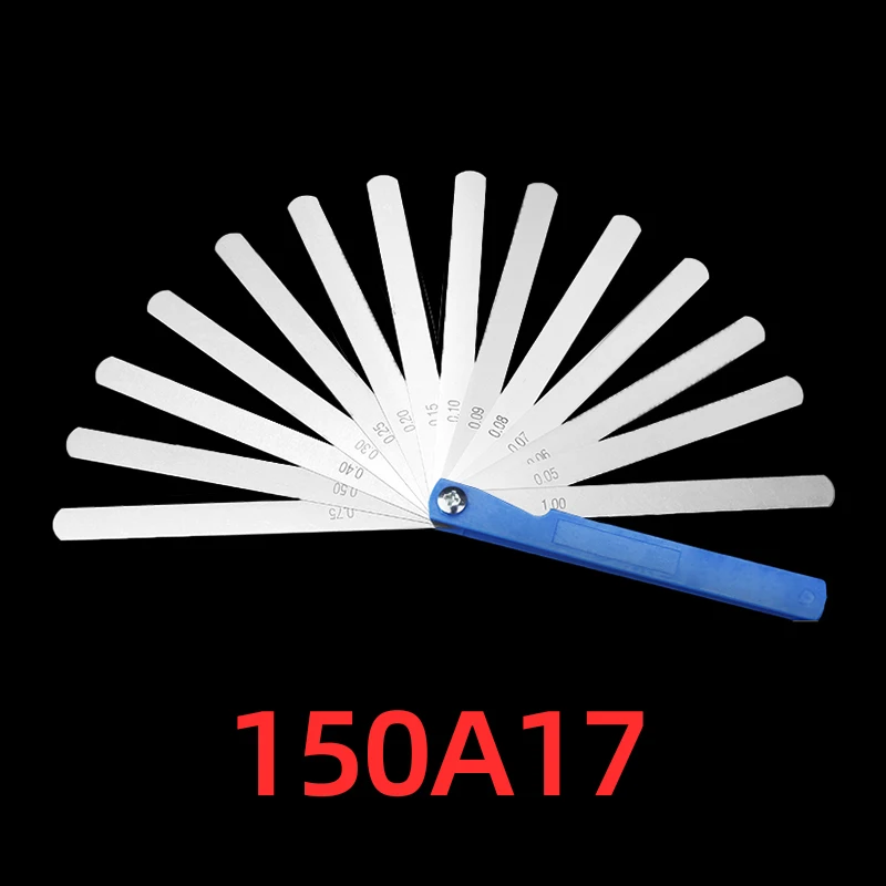 150A17 Feeler Gauge Metric Probes For Gap Sheet Gauge Blades Measurment Tools Spark Plug Set Leaf Filler Thickness